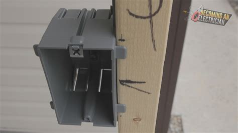 how to change a single gang electrical box|single gang electrical box removal.